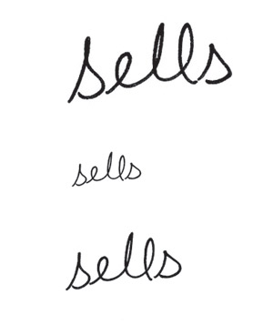 Handwriting analysis the size of you letters